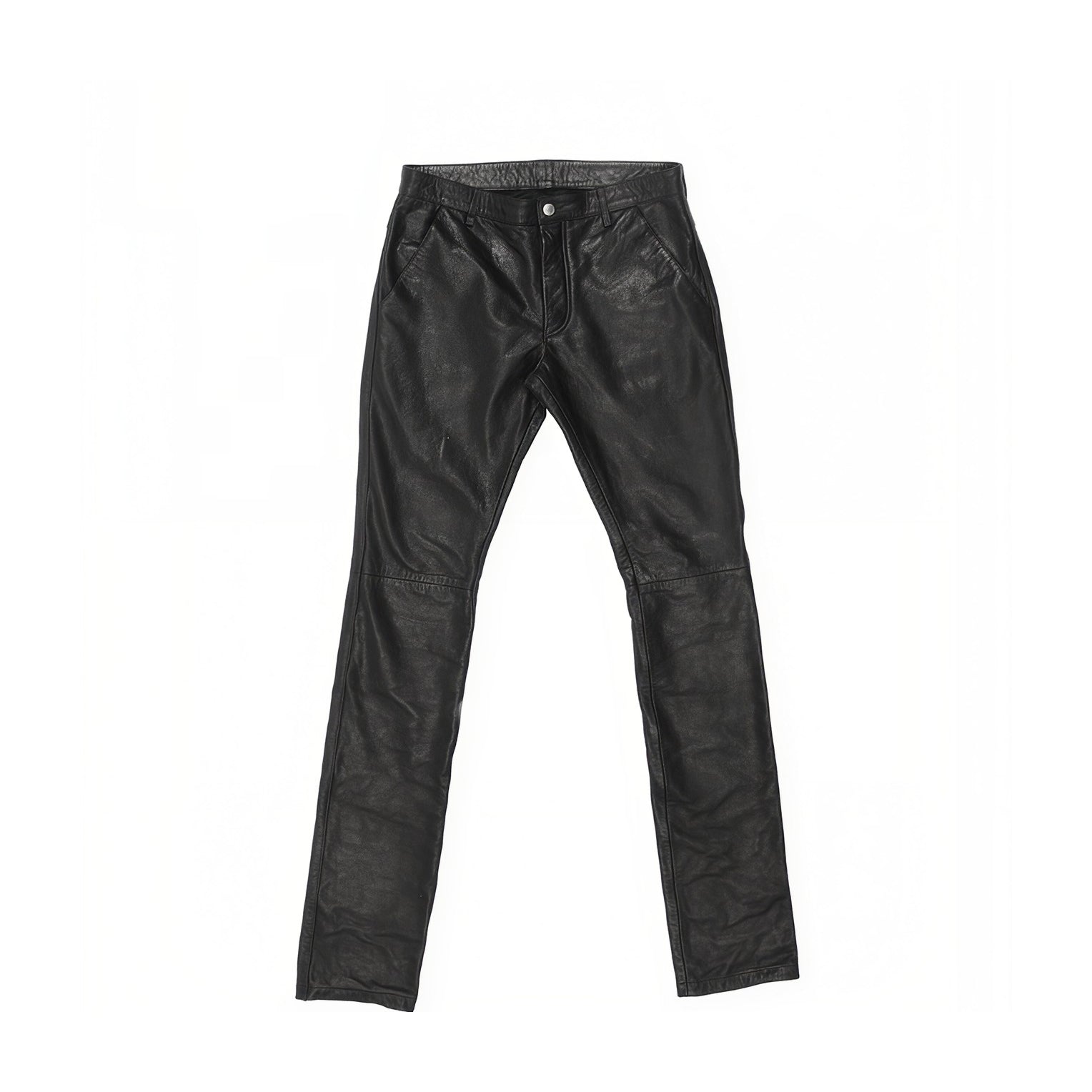 VIVET Slim Fit Leather Pants